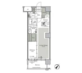 パークキューブ西ヶ原ステージ【7階】の間取り