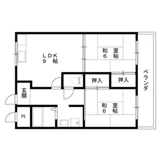 しののめハイツ-2【2階】の間取り
