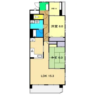ヴィラコートSEI【5階】の間取り