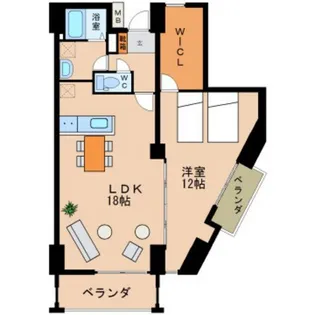 サクラーレ【10階】の間取り