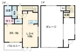 KALOSガレージの間取り