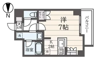 アトラス三宿池尻【1階】の間取り