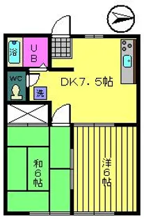 ハウスK【2階】の間取り