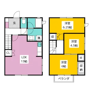 東京都杉並区宮前3【一戸建】の間取り