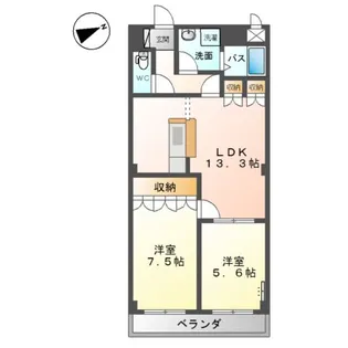 SAKURA(サクラ)【3階】の間取り