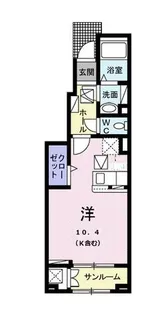 シャトレー【1階】の間取り