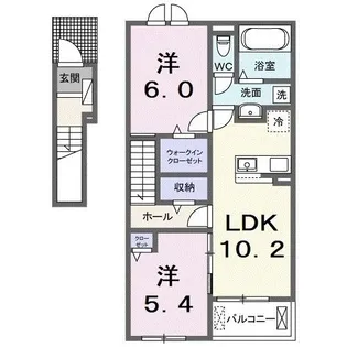 SoleileII【2階】の間取り