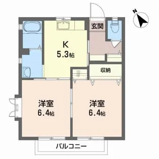 ドミールT’S【2階】の間取り