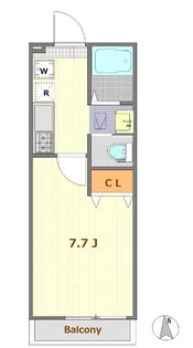 埼玉県さいたま市西区三橋6【アパート】の間取り