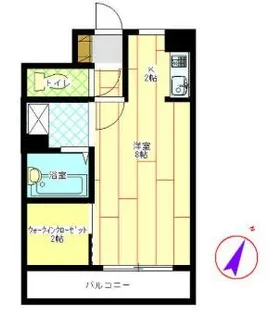 1Kの間取り画像