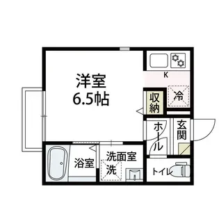 Laid Back 武蔵小杉【2階】の間取り