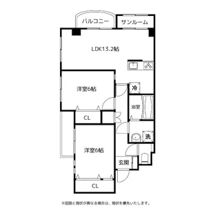 Via・LatteaI【3階】の間取り