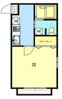 ビルネ雪ヶ坂【2階】の間取り