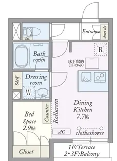 埼玉県富士見市東みずほ台2【マンション】の間取り