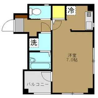 茅ヶ崎サザンビル【5階】の間取り