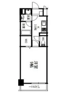 1Kの間取り画像