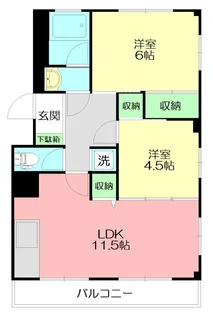 サンモール鳥居【3階】の間取り