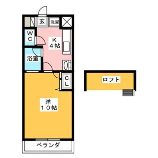 MINOYAマンション【3階】の間取り