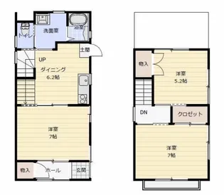 岡山県総社市福井【一戸建】の間取り