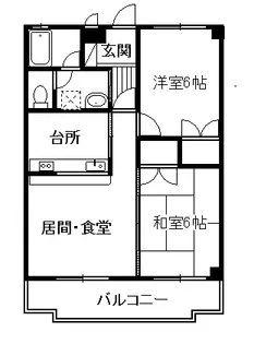 パルティールイチカワ【3階】の間取り