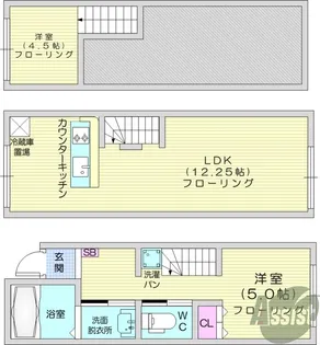 バークレープレイス【1階】の間取り