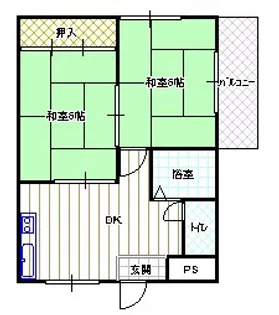 ロイヤルハイム日建【1階】の間取り