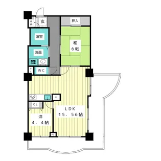 アーバンラフレ星ヶ丘10号棟【10階】の間取り