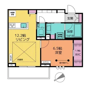 AZU【1階】の間取り