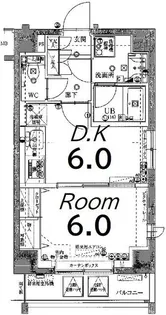 スパシエアルマール浮間公園【2階】の間取り