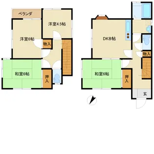 埼玉県さいたま市西区大字指扇【一戸建】の間取り