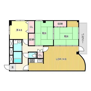 エムテ甲子園【3階】の間取り