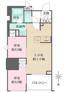 ルフォンプログレ元浅草マークス【12階】の間取り