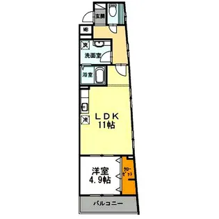 カーサ鈴【2階】の間取り
