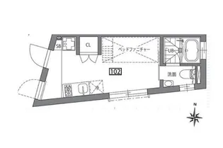 東京都世田谷区上馬4【アパート】の間取り