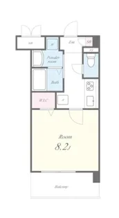 コンドミニオけやき【3階】の間取り