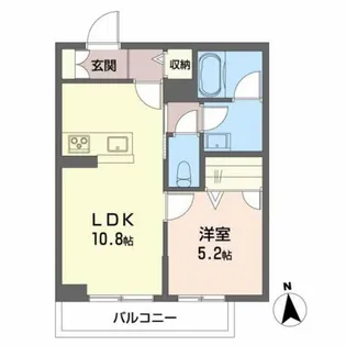 プレミアス松木町【3階】の間取り