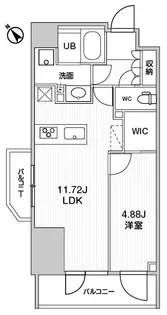シーズンフラッツ柿の木坂【7階】の間取り