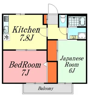 ウェルヴィラNO.1【2階】の間取り