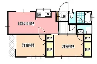 長野県飯田市鼎名古熊【一戸建】の間取り