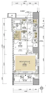 クレヴィア恵比寿【6階】の間取り