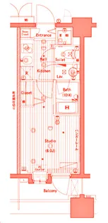 グランド・ガーラ横濱元町【5階】の間取り