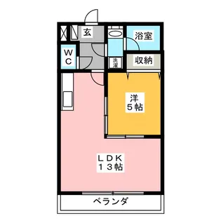 コスモハイツKATOHII【3階】の間取り