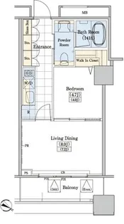東京都豊島区上池袋1【マンション】の間取り
