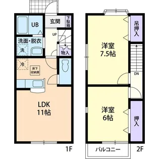 ソルボンヌ Bの間取り