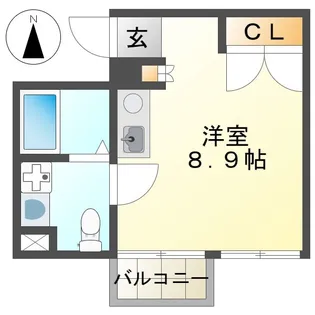 VILLA LUNA【2階】の間取り