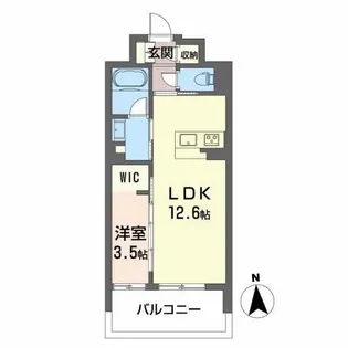 スイーツメゾンNAGOYA【4階】の間取り