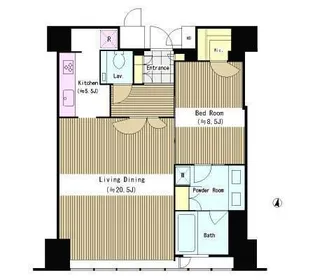 セントラルパークタワー ラ・トゥール新宿【30階】の間取り