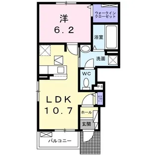 アベリーB【1階】の間取り