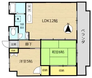 カーサM1 103【1階】の間取り