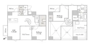 ルミーク三軒茶屋の間取り